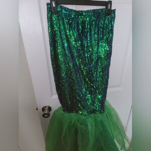 Mermaid Tail Skirt Little Mermaid